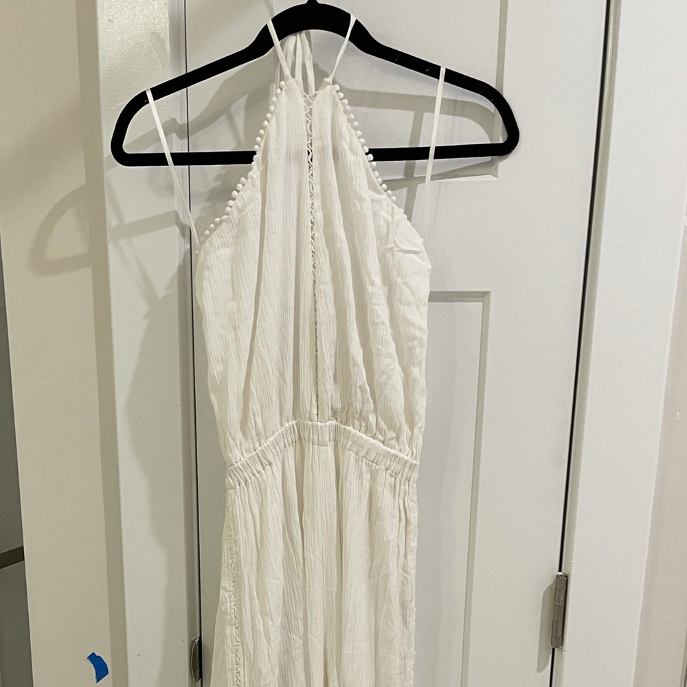 Golden Island White Jumpsuit